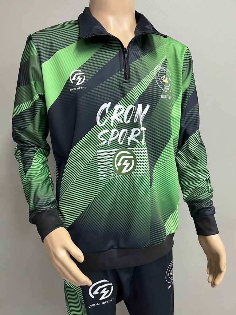 Pack buzo completo personalizado medio cierre